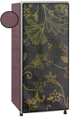 RG MART Refrigerator  Cover(Width: 61.04 cm, coffe)