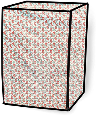 JM Homefurnishings Front Loading Washing Machine  Cover(Width: 70 cm, Orange, Green)