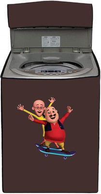 Delideal Top Loading Washing Machine  Cover(Width: 70 cm, Brown)