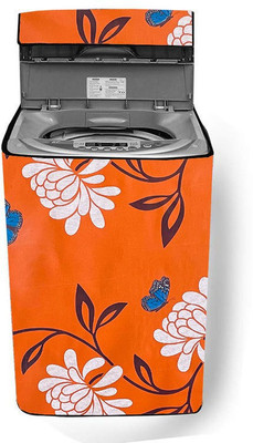 SAVEIT Top Loading Washing Machine  Cover(Width: 59 cm, Orange, Red)