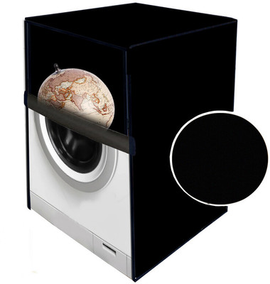 JM Homefurnishings Front Loading Washing Machine  Cover(Width: 69 cm, Black)