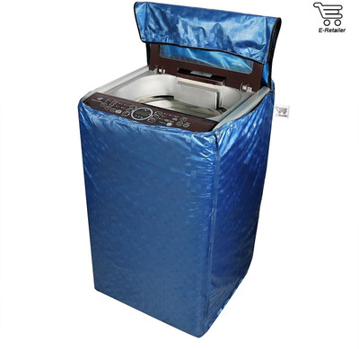 E-Retailer Top Loading Washing Machine  Cover(Width: 59 cm, Blue)