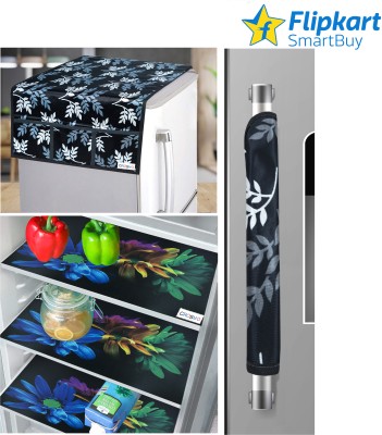 Flipkart SmartBuy Refrigerator  Cover(Width: 64 cm, Black, Black)