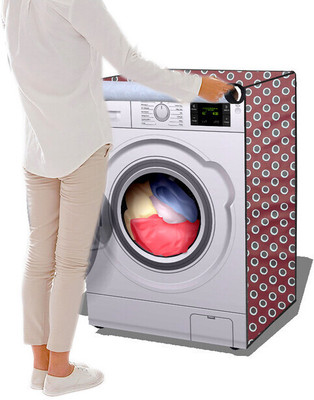 Decorly Furnishings Front Loading Washing Machine  Cover(Width: 65 cm, MALTICOLOUR)