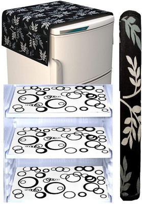 BHOLA PARVATI TRADING Fridge Mat(Width: 39 cm, Black 008)