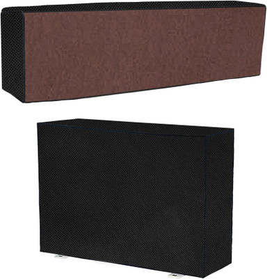 AAVYA UNIQUE FASHION Air Conditioner  Cover(Width: 101.6 cm, Brown)