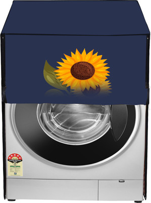 Delideal Front Loading Washing Machine  Cover(Width: 53 cm, Blue)