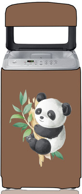 KVAR Top Loading Washing Machine  Cover(Width: 54 cm, Beige)