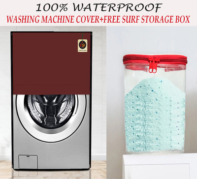 Comfort House Front Loading Washing Machine  Cover(Width: 58 cm, Maroon)