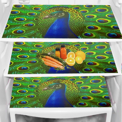 REVEXO Fridge Mat(Width: 44 cm, Multicolor)
