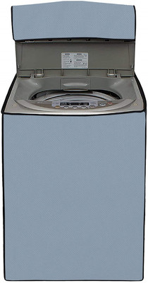JM Homefurnishings Top Loading Washing Machine  Cover(Width: 54 cm, Grey)