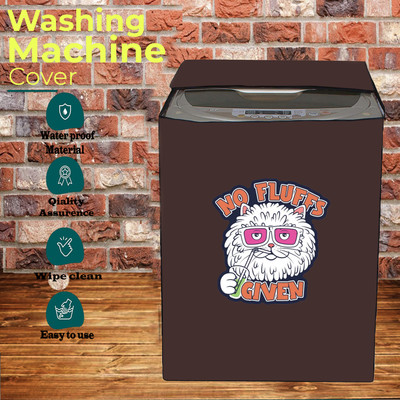 KVAR Top Loading Washing Machine  Cover(Width: 67 cm, Brown)