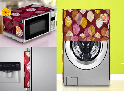 Kanushi Industries Front Loading Washing Machine  Cover(Width: 58 cm, Maroon)