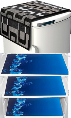 REVEXO Refrigerator  Cover(Width: 20 cm, Multicolor)
