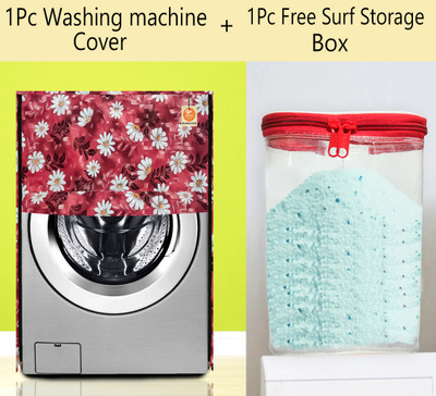 Kanushi Industries Front Loading Washing Machine  Cover(Width: 58 cm, RED)
