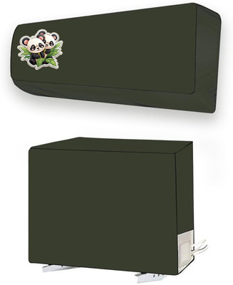 ME AND ME Air Conditioner  Cover(Width: 127.3 cm, Green)