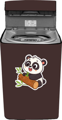Amodori Top Loading Washing Machine  Cover(Width: 65 cm, Brown, Cream)