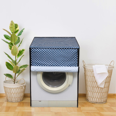 Glassiano Front Loading Washing Machine  Cover(Width: 66.04 cm, Blue)