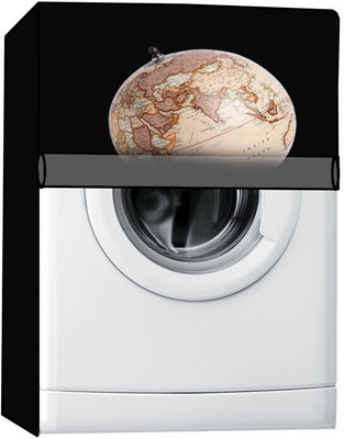 KVAR Front Loading Washing Machine  Cover(Width: 68 cm, Black)