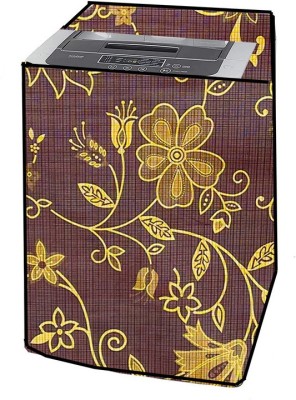 Delideal Top Loading Washing Machine  Cover(Width: 69 cm, Dark Brown, Gold)