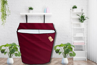 GURU ISHMA Semi-Automatic Washing Machine  Cover(Width: 82.55 cm, Maroon)