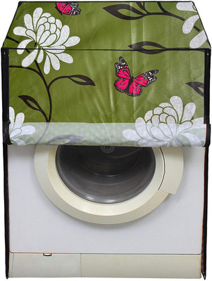 DREAMINDIANASSOCIATION Front Loading Washing Machine  Cover(Width: 63 cm, Green, Red)