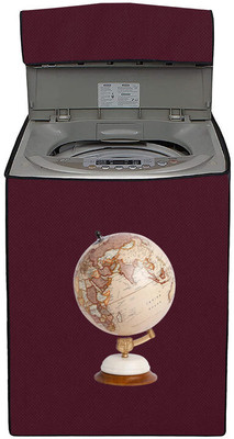 Delideal Top Loading Washing Machine  Cover(Width: 70 cm, Maroon)
