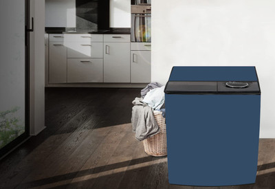 Hillberg Semi-Automatic Washing Machine  Cover(Width: 81.2 cm, Blue)