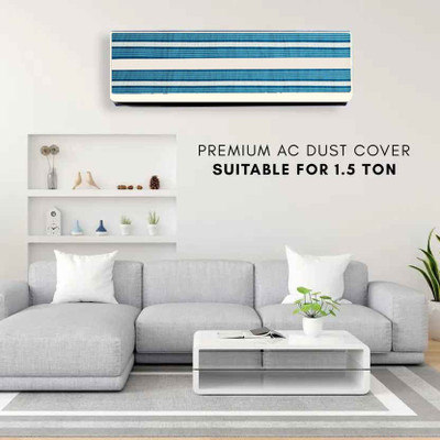 TRUIPATI MATTERS Air Conditioner  Cover(Width: 97 cm, BLUE)