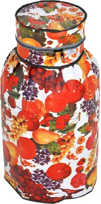 Heart Home Gas Cylinder  Cover(Width: 54 cm, Red)