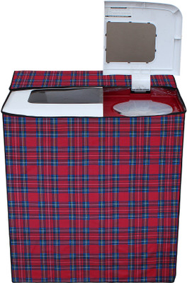 LITHARA Semi-Automatic Washing Machine  Cover(Width: 50.8 cm, Red Blue)