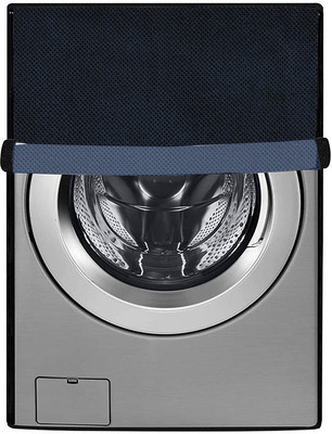JM Homefurnishings Front Loading Washing Machine  Cover(Width: 68 cm, Black)