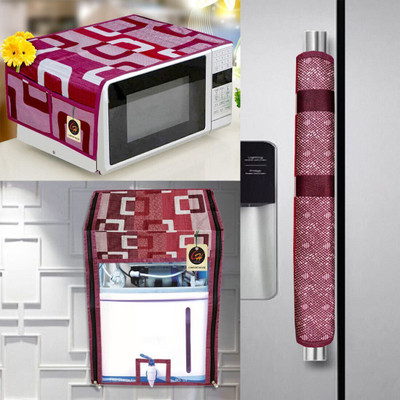 Comfort House Microwave Oven  Cover(Width: 86 cm, Purple)