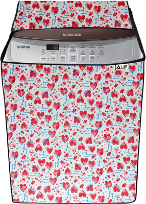 Crosia Craft Top Loading Washing Machine  Cover(Width: 63.7 cm, Red)