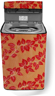 KVER KINGMATTERS Top Loading Washing Machine  Cover(Width: 57 cm, Red, Multicolor)