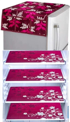 REVEXO Refrigerator  Cover(Width: 56.5 cm, Multicolor)