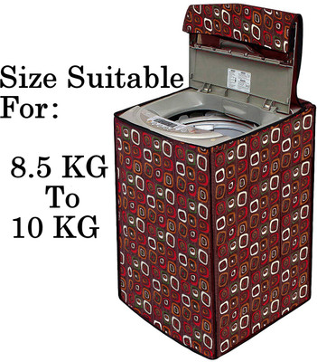 Declooms Top Loading Washing Machine  Cover(Width: 64 cm, Brown)