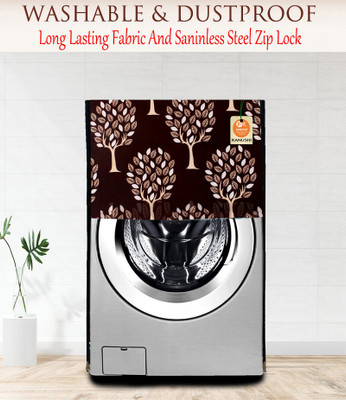 Kanushi Industries Front Loading Washing Machine  Cover(Width: 58 cm, Brown)