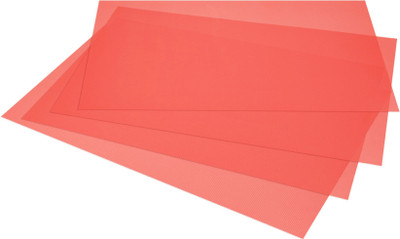 KUBER INDUSTRIES Fridge Mat(Width: 48 cm, Red)