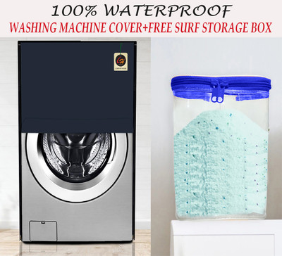 Comfort House Front Loading Washing Machine  Cover(Width: 58 cm, Blue)