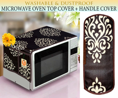 Kanushi Industries Microwave Oven  Cover(Width: 86 cm, Brown)