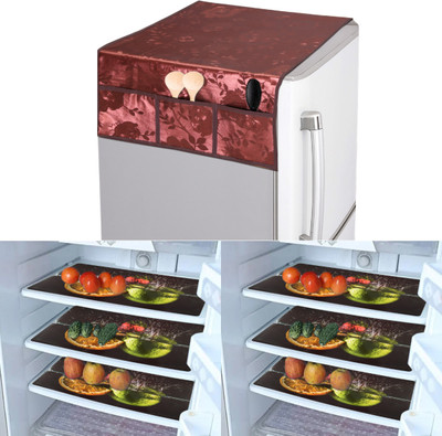 Crosmo Fridge Mat(Width: 53 cm, Black)