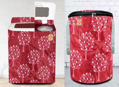 Kanushi Industries Semi-Automatic Washing Machine  Cover(Width: 79 cm, Maroon)