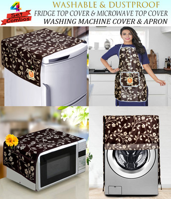 Kanushi Industries Front Loading Washing Machine  Cover(Width: 58 cm, Brown)