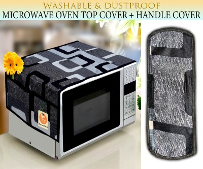 Kanushi Industries Microwave Oven  Cover(Width: 86 cm, BLACK)