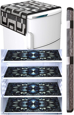 RichBox Refrigerator  Cover(Width: 54 cm, BlackBox)