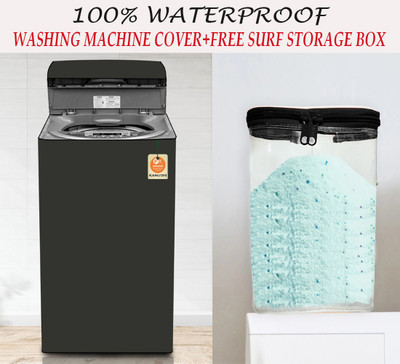 Kanushi Industries Top Loading Washing Machine  Cover(Width: 58.42 cm, Ocean Green)
