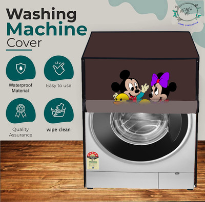 ME AND ME Front Loading Washing Machine  Cover(Width: 69 cm, Brown, Yellow)
