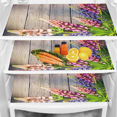 REVEXO Fridge Mat(Width: 44 cm, Multicolor)