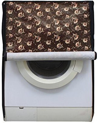 KingMatters Front Loading Washing Machine  Cover(Width: 63 cm, Black, Brown)